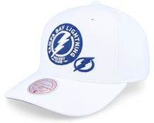 Tampa Bay Lightning All In Pro White Adjustable - Mitchell & Ness