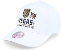 Vegas Golden Knights All In Pro White Adjustable - Mitchell & Ness