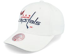 Washington Capitals All In Pro White Adjustable - Mitchell & Ness
