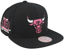 Chicago Bulls Neon Tropical Black Snapback - Mitchell & Ness