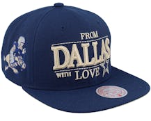 Dallas Cowboys With Love Blue Snapback - Mitchell & Ness