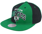 Boston Celtics Pinwheel Of Fortune Green/Black Snapback