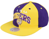 Louisiana State Tigers Pinwheel Of Fortune Yellow/Purple Snapback