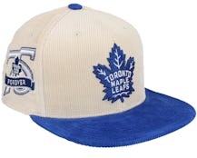 Toronto Maple Leafs Team Cord Off White/Blue Fitted - Mitchell & Ness