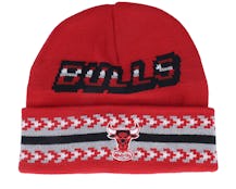 Game On Knit Red Cuff - Mitchell & Ness