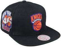 New York Knicks Side Jam Black Snapback - Mitchell & Ness
