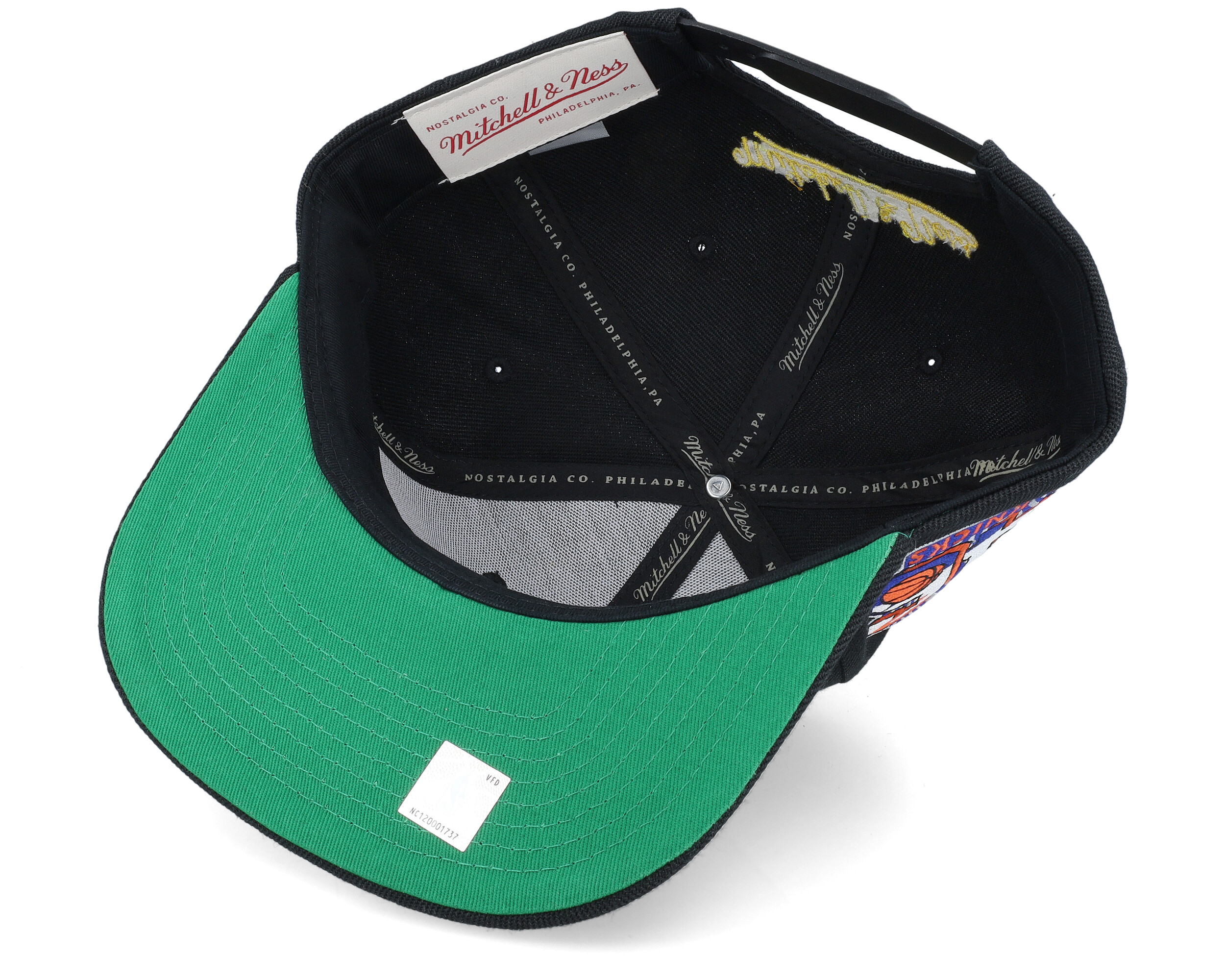 New York Knicks Side Jam Black Snapback - Mitchell & Ness