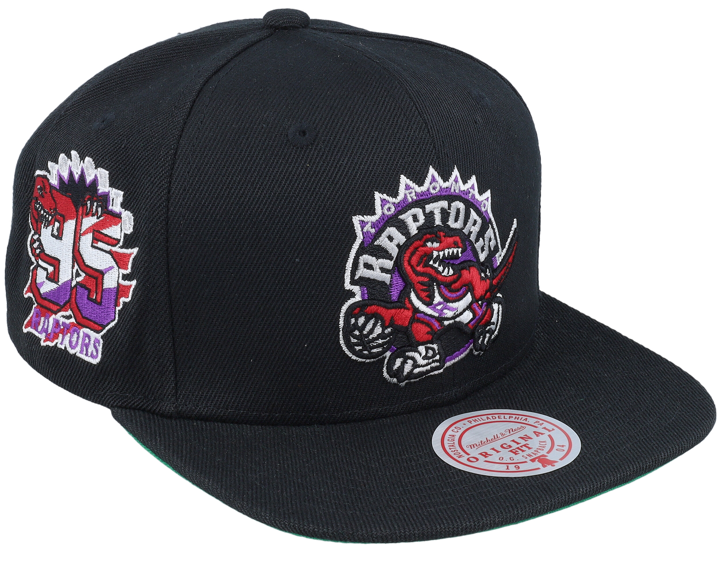 Mitchell & Ness Toronto Raptos Side Jam Snapback / Black