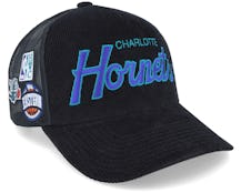 Charlotte Hornets Times Up Black Trucker - Mitchell & Ness
