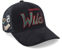 Minnesota Wild Min Wild Times Up Black Trucker - Mitchell & Ness