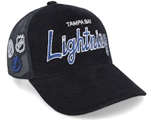 Tampa Bay Lightning Times Up Black Trucker - Mitchell & Ness