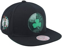Boston Celtics Now You See Me Black Snapback - Mitchell & Ness