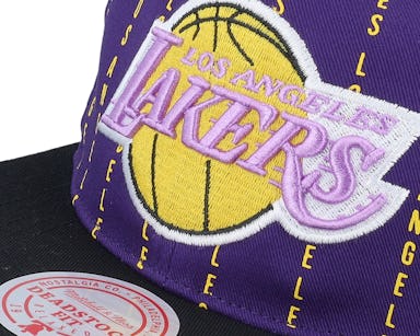 Mitchell & Ness x NBA City Pinstripe Deadstock Lakers Hat - Purple –  Daddies Board Shop