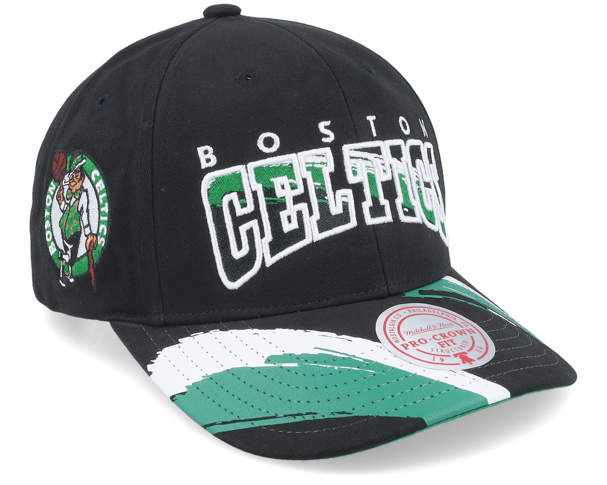 Pro Crown Celtics Snapback Cap by Mitchell & Ness