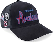 Colorado Avalanche Times Up Black Trucker - Mitchell & Ness