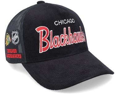 Mitchell & Ness Chicago Blackhawks Script Logo Gray Snapback