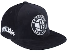 Brooklyn Nets All Directions Black Snapback - Mitchell & Ness