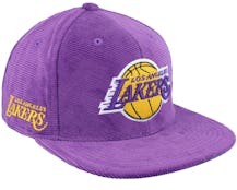 Los Angeles Lakers All Directions Purple Snapback - Mitchell & Ness