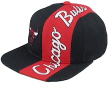 Chicago Bulls Over The Top Deadstock Black Snapback - Mitchell & Ness