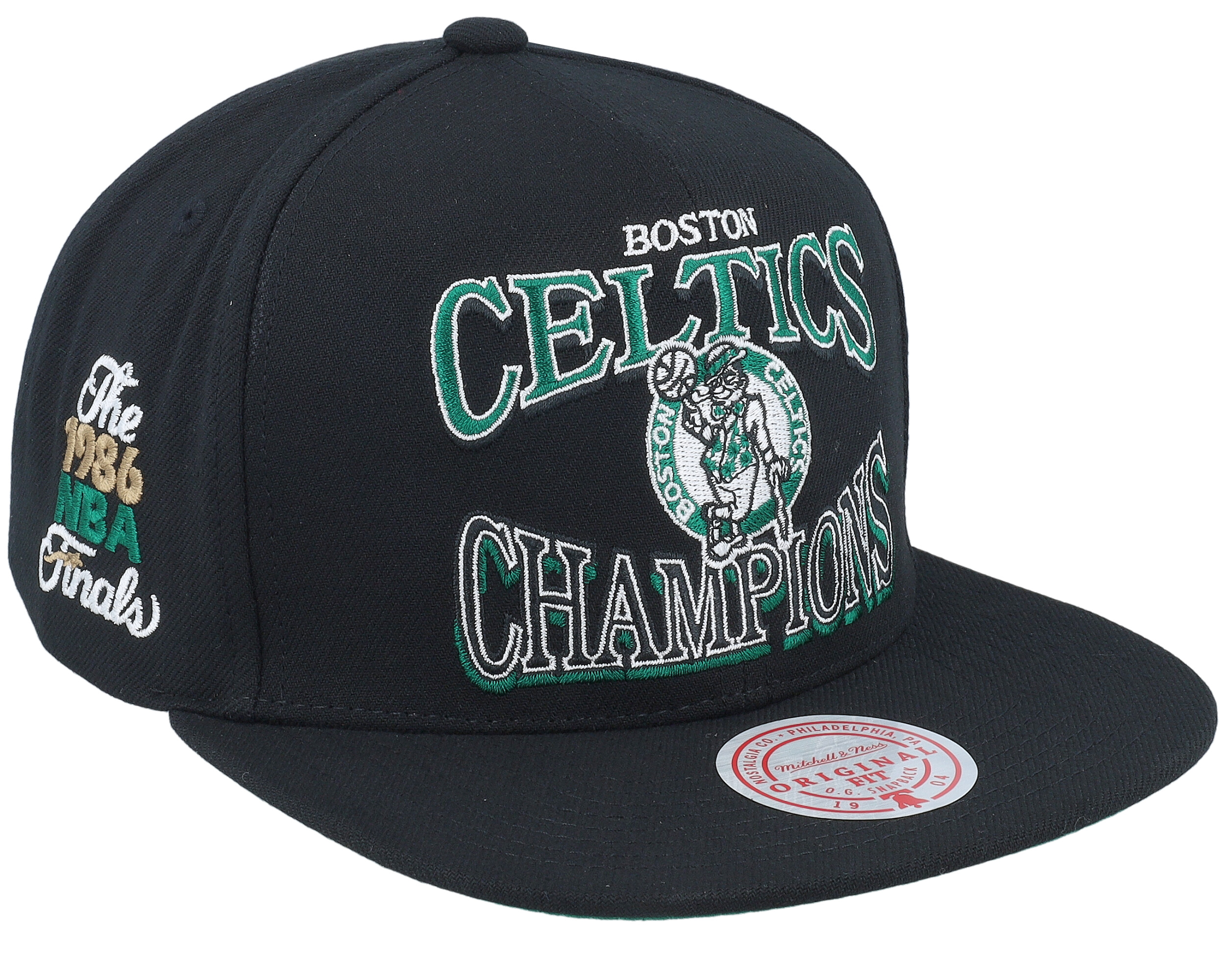 Boston Celtics Champions Era Hwc Black Snapback Mitchell & Ness cap