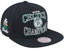 Boston Celtics Champions Era Hwc Black Snapback - Mitchell & Ness