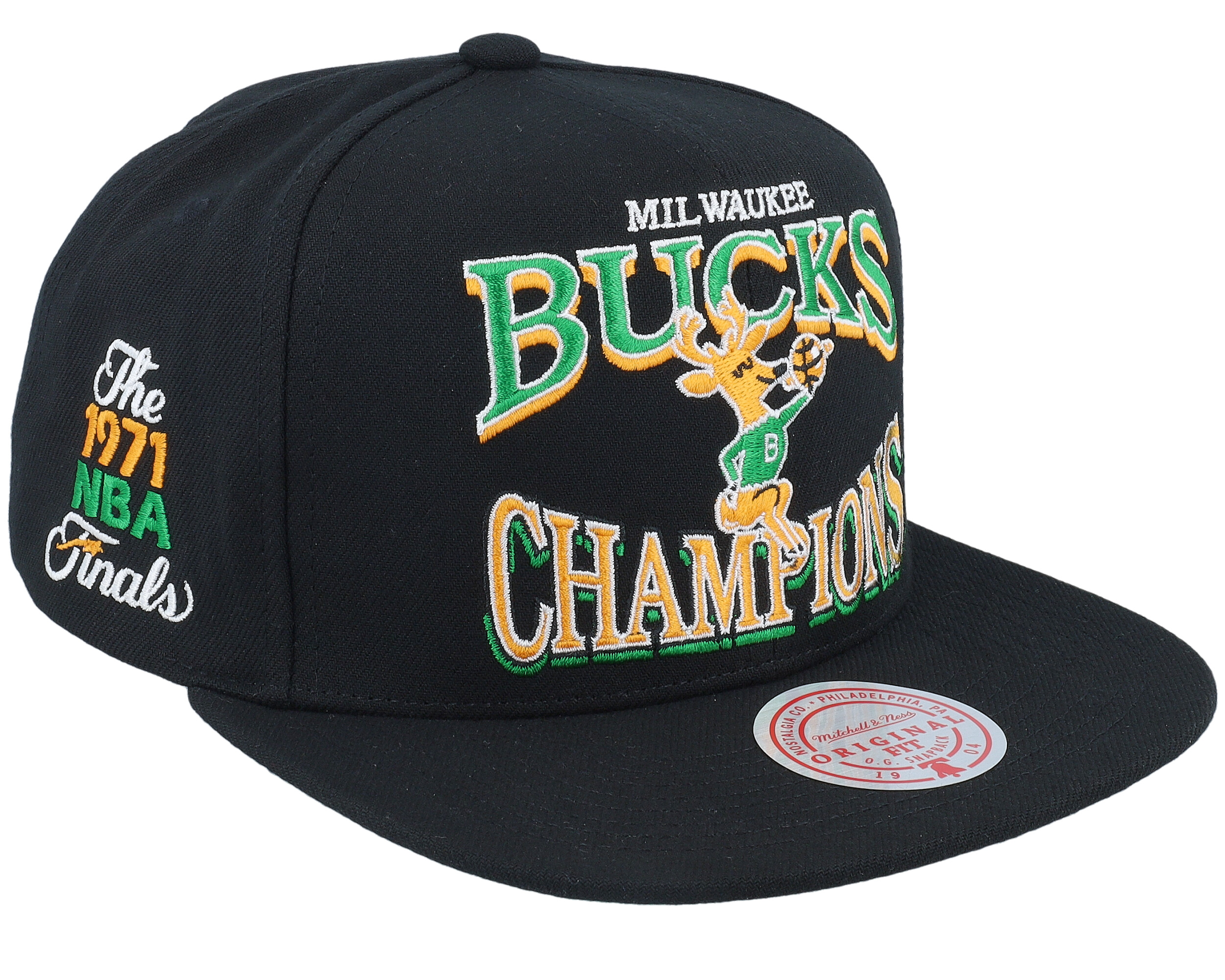 Milwaukee Bucks Champions Era Hwc Black Snapback