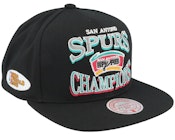 San Antonio Spurs Champions Era Hwc Black Snapback