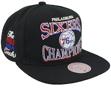 Philadelphia 76ers Champions Era Hwc Black Snapback - Mitchell & Ness