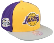 Los Angeles Lakers Block Out Purple Snapback