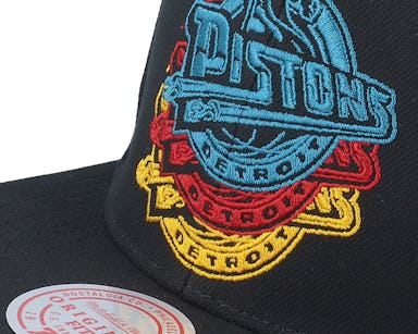 Detroit Pistons Drop It Hwc Black Snapback - Mitchell & Ness cap