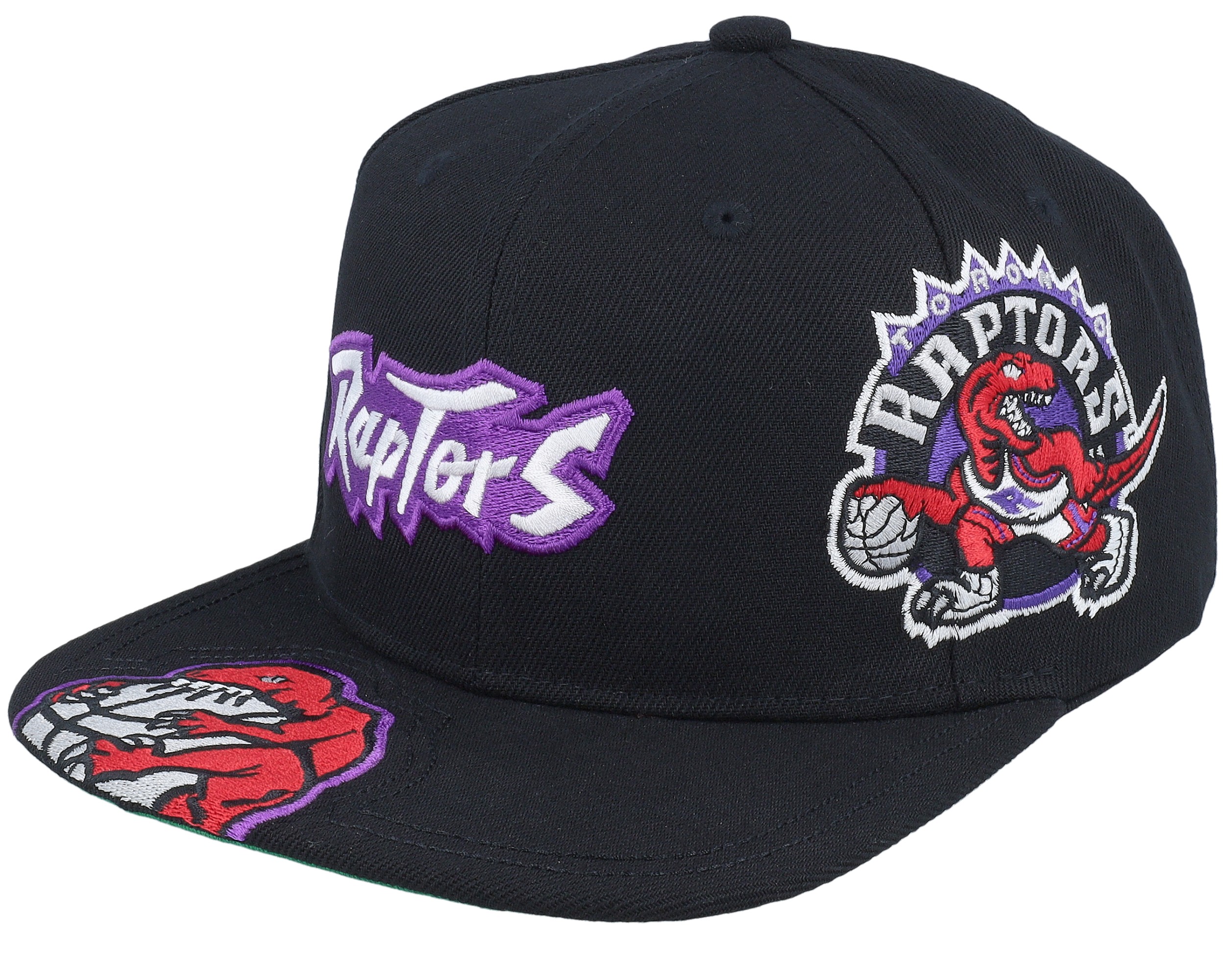 Toronto Raptors Landed Hwc Black Snapback - Mitchell & Ness cap