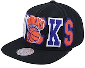 New York Knicks Varsity Bust Black Snapback