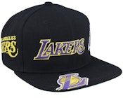 Los Angeles Lakers Landed Black Snapback