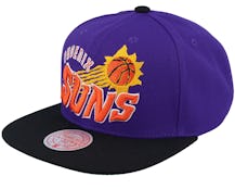 Phoenix Suns Crooked Path Purple/Black Snapback - Mitchell & Ness