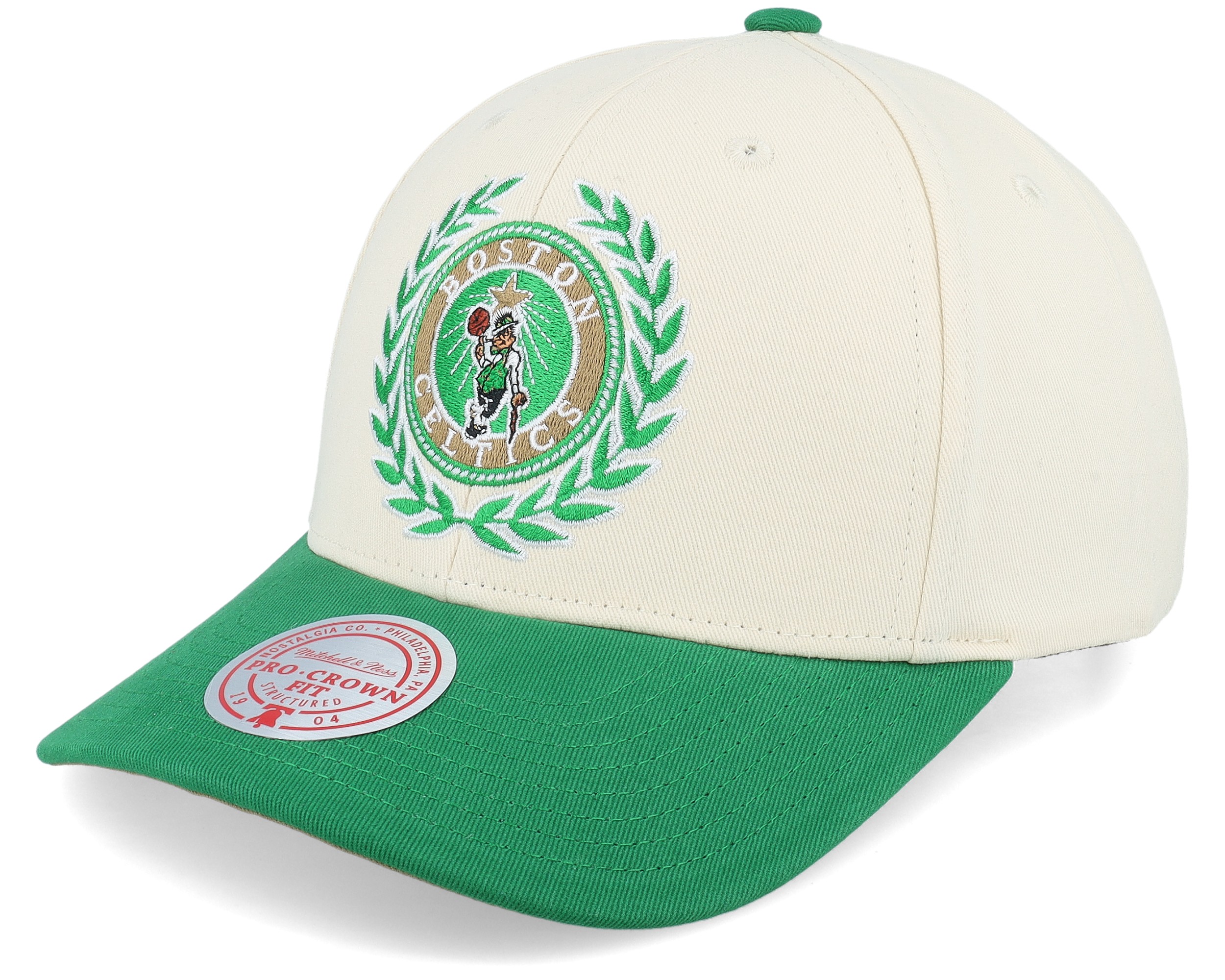 Boston Celtics Collegiate Pro Off White Adjustable