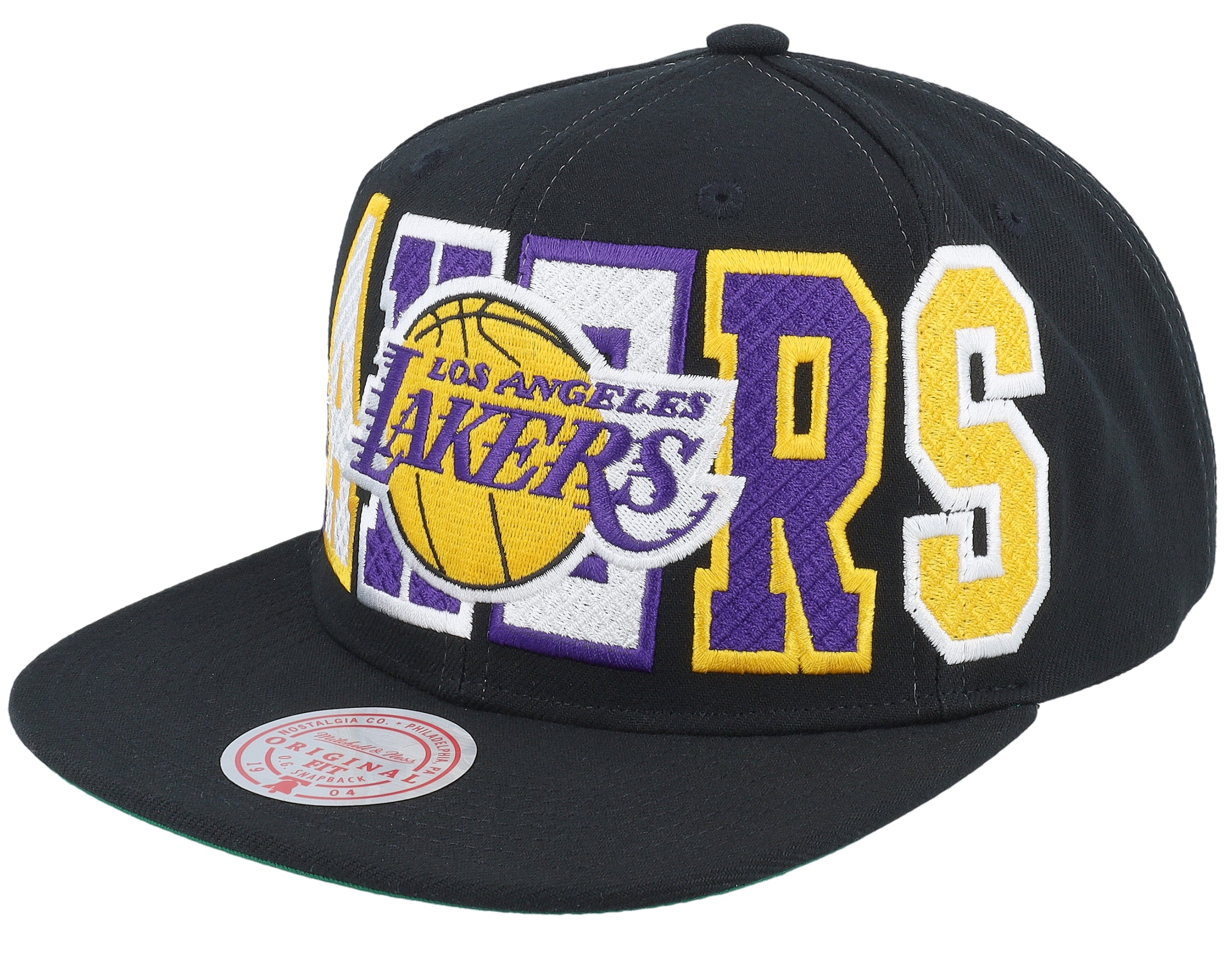 Los Angeles Lakers Varsity Bust Black Snapback