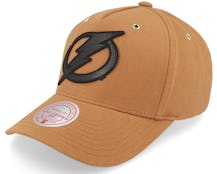 Hatstore Exclusive x Tampa Bay Lightning Trek NHL Brown Adjustable - Mitchell & Ness