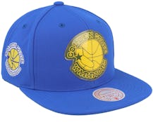 Golden State Warriors Now You See Me Blue Snapback - Mitchell & Ness