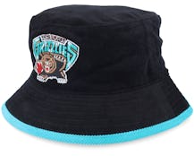 Vancouver Grizzlies Team Cord Black Bucket - Mitchell & Ness