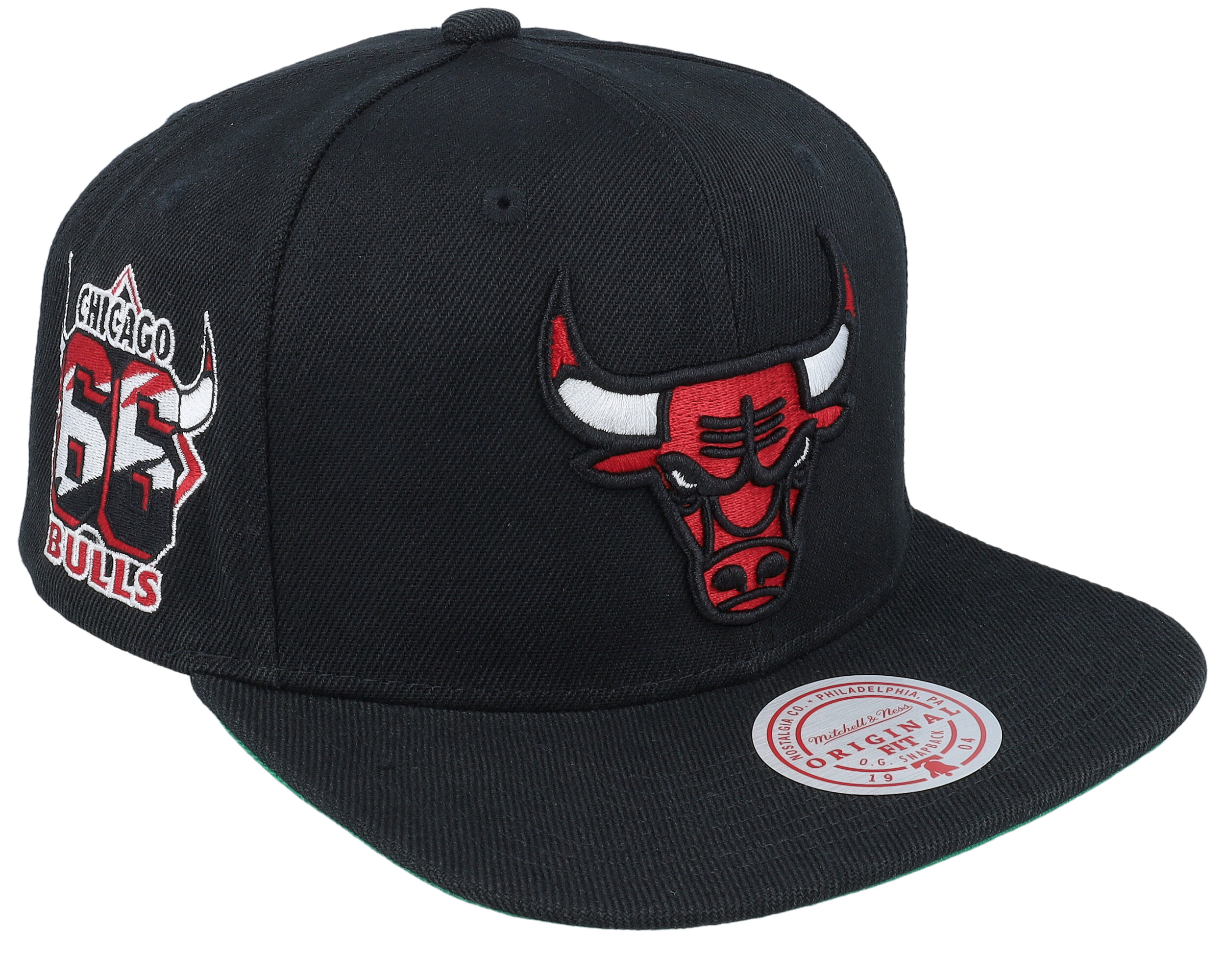 Chicago Bulls Mitchell & Ness Snapback Cap Black