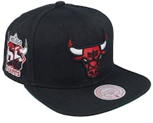 Chicago Bulls Side Jam Black Snapback - Mitchell & Ness