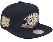 Anaheim Ducks Big Face 7.0 Black Snapback