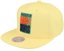 Phoenix Suns So Fresh Hwc Yellow Snapback - Mitchell & Ness