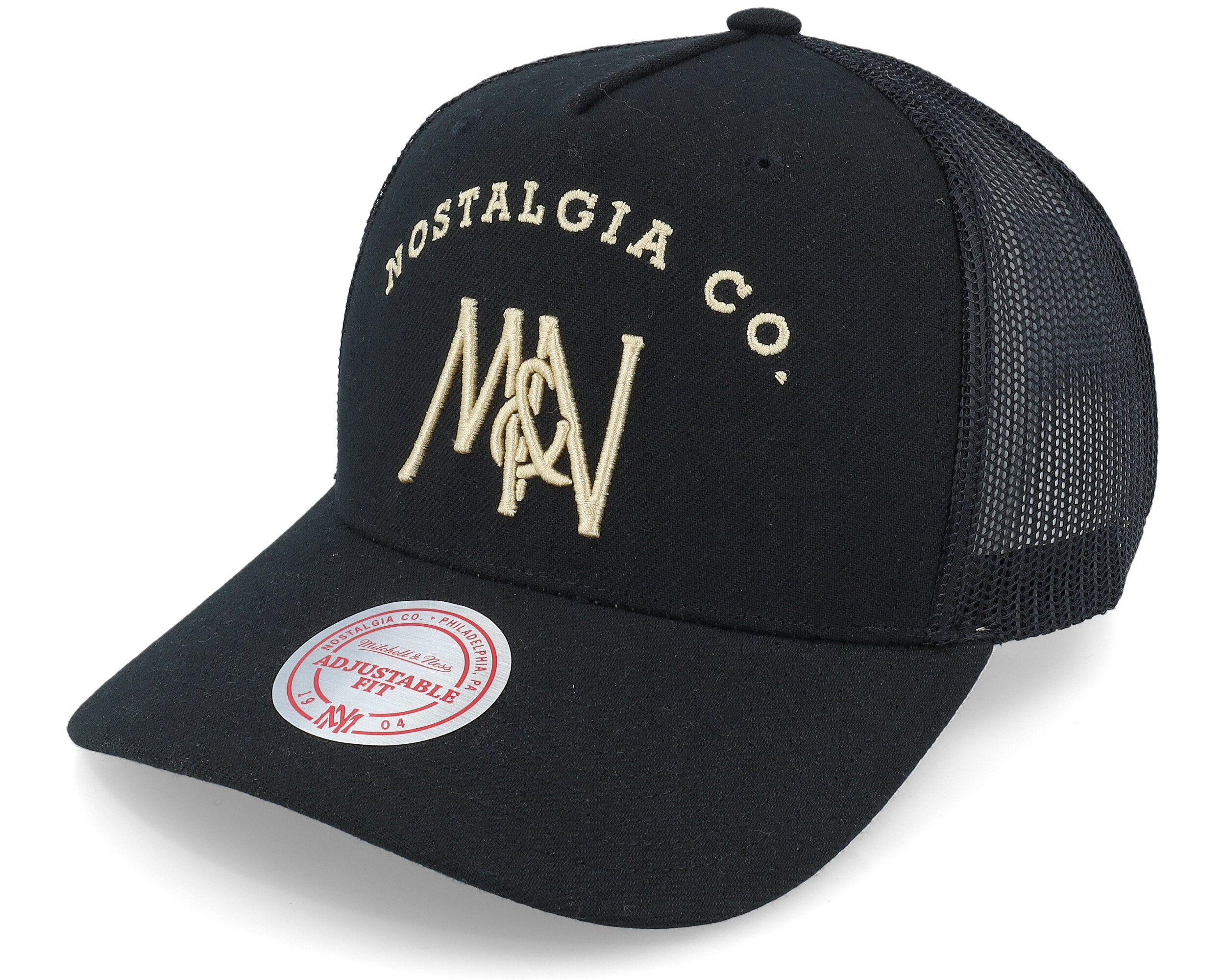 Mitchell & Ness - Beige Trucker Cap - Lockup Khaki Trucker @ Hatstore