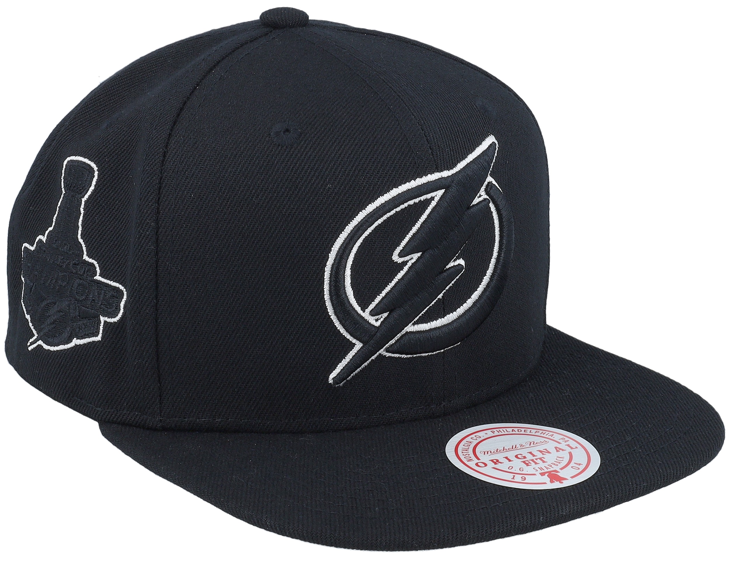 Tampa Bay Lightning Tc Bottoms Black Snapback