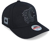 Hatstore Exclusive x Calgary Flames Black Flag Black Adjustable