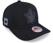 Hatstore Exclusive x Toronto Maple Leafs Black Flag Black Adjustable