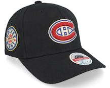 Hatstore Exclusive x Montreal Canadiens Hockey Night in Canada Black Adjustable - Mitchell & Ness