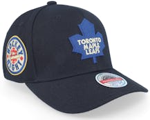 Hatstore Exclusive x Toronto Maple Leafs Hockey Night in Canada Black Adjustable - Mitchell & Ness