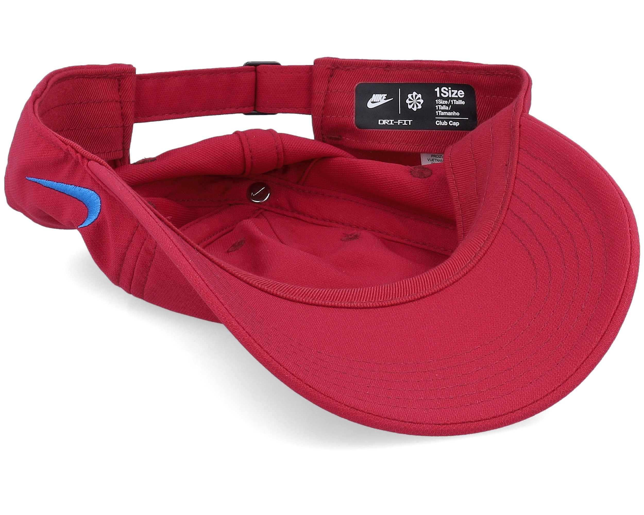 Kids Barcelona Dri-fit Club Noble Red/Soar Dad Cap | Hatstore.nl